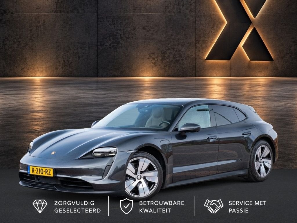 Porsche Taycan Sport Turismo 93 kWh | Innodrive | Achterasbe, Argent ou Gris, Achat, Entreprise, Carnet d'entretien