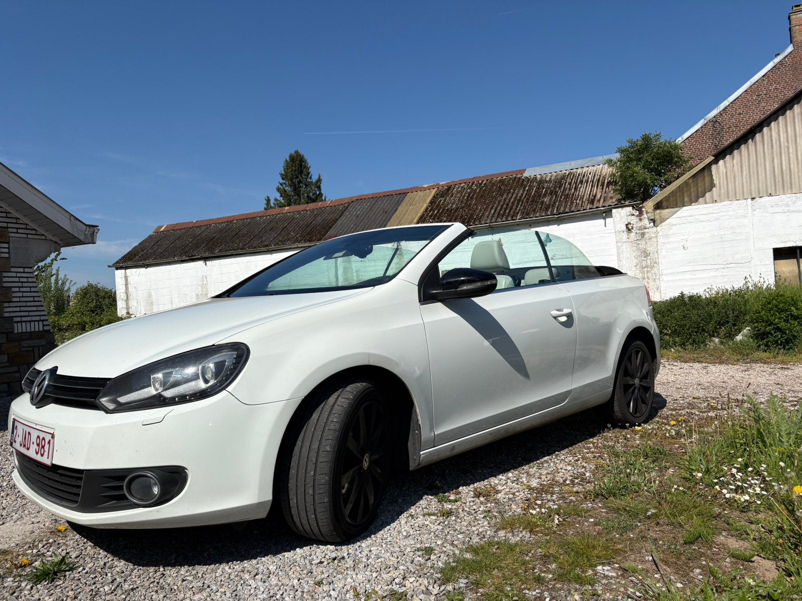 Golf6 cabriolet met volledige opties 1.6tdi, Auto's, Volkswagen, Voorwielaandrijving, Euro 5, Cabriolet, 1600 cc