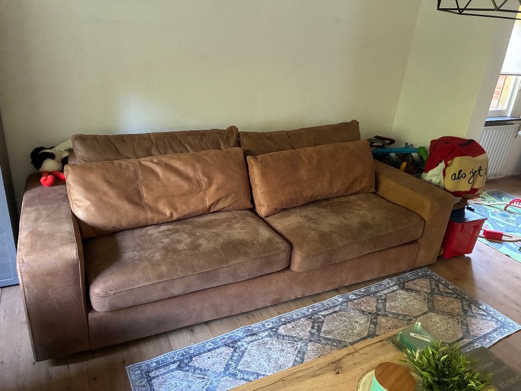 Mooie grote comfortabele zetel, Ophalen, 250 tot 300 cm, Gebruikt, 100 tot 125 cm
