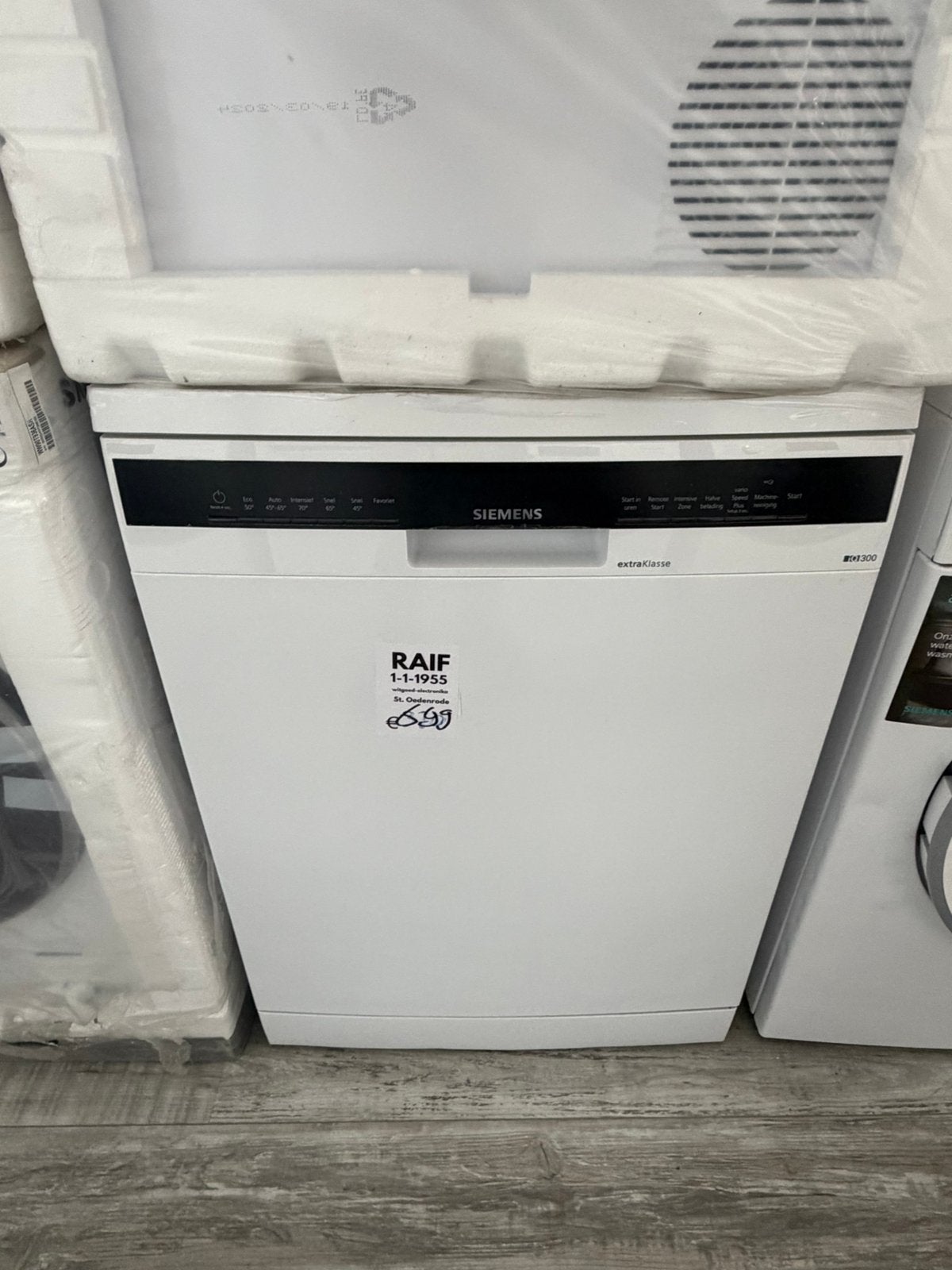 Siemens Vrijstaande Vaatwasser SN23EW03LN IQ300 Nieuw, Elektronische apparatuur, Minder dan 85 cm, Minder dan 10 liter, Ophalen of Verzenden