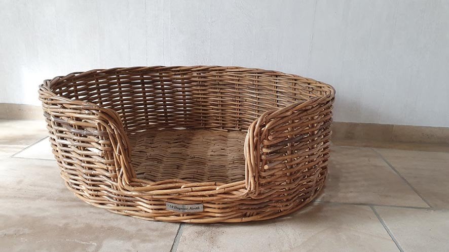 Luxe Rotan Hondenmand (51 Degrees North) – 80 cm, Enlèvement, Comme neuf, Autre