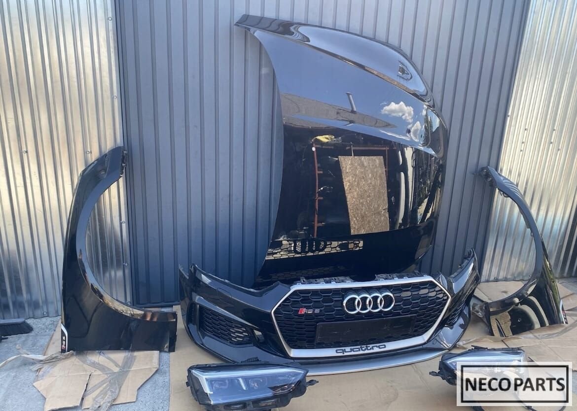 AUDI RS5 8W BUMPER KOPLAMP MOTORKAP COMPLEET VOORKOP O.A!, Auto-onderdelen, Gebruikt, -, Achter, -