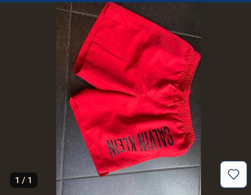 Zwemshort, Vêtements | Hommes, Enlèvement ou Envoi, Taille 46 (S) ou plus petite, Rouge, Short de bain