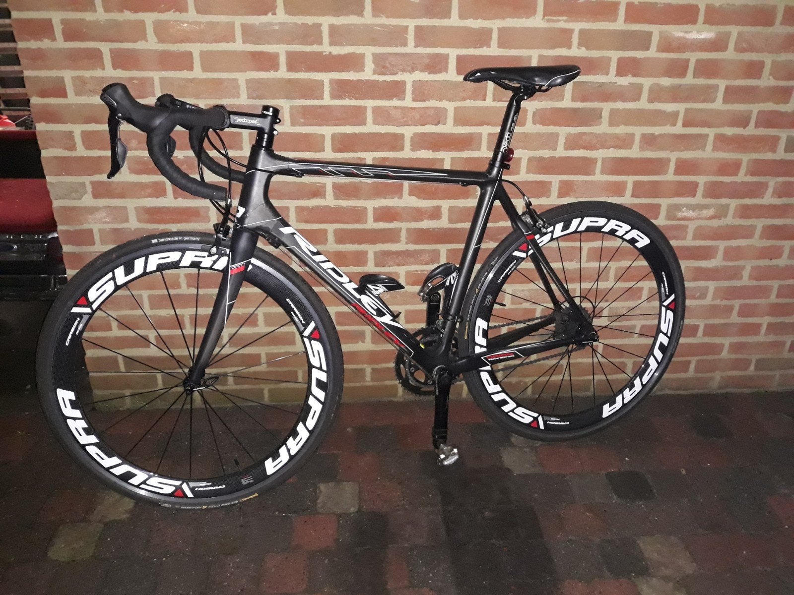 ridley carbon koersfiets, Fietsen en Brommers, Carbon, 10 tot 15 versnellingen, Zo goed als nieuw, Ophalen