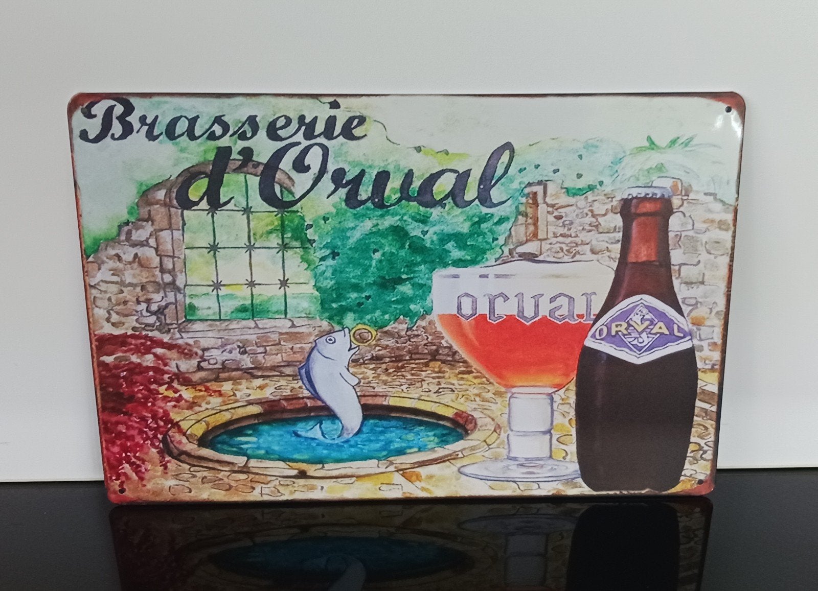 Orval Bierplaatjes Reclameborden, Verzamelen, Ophalen of Verzenden, Nieuw, Reclamebord