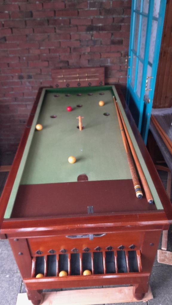 Biljart tafel/Bar Pool table, Ophalen, Gebruikt, Pooltafel