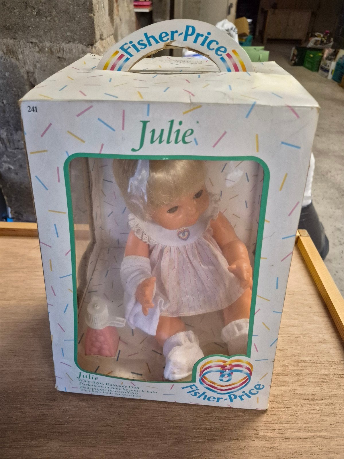 vintage Fisher-Price pop julie 1985-1986, Ophalen of Verzenden, Nieuw, Pop