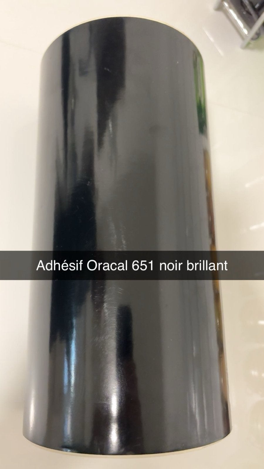 Adhésif noir Oracal 651, Enlèvement, Comme neuf