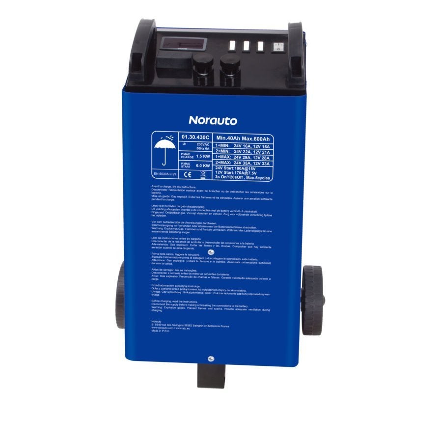 NORAUTO Workshop 35A 12/24V accu-startlader, Ophalen