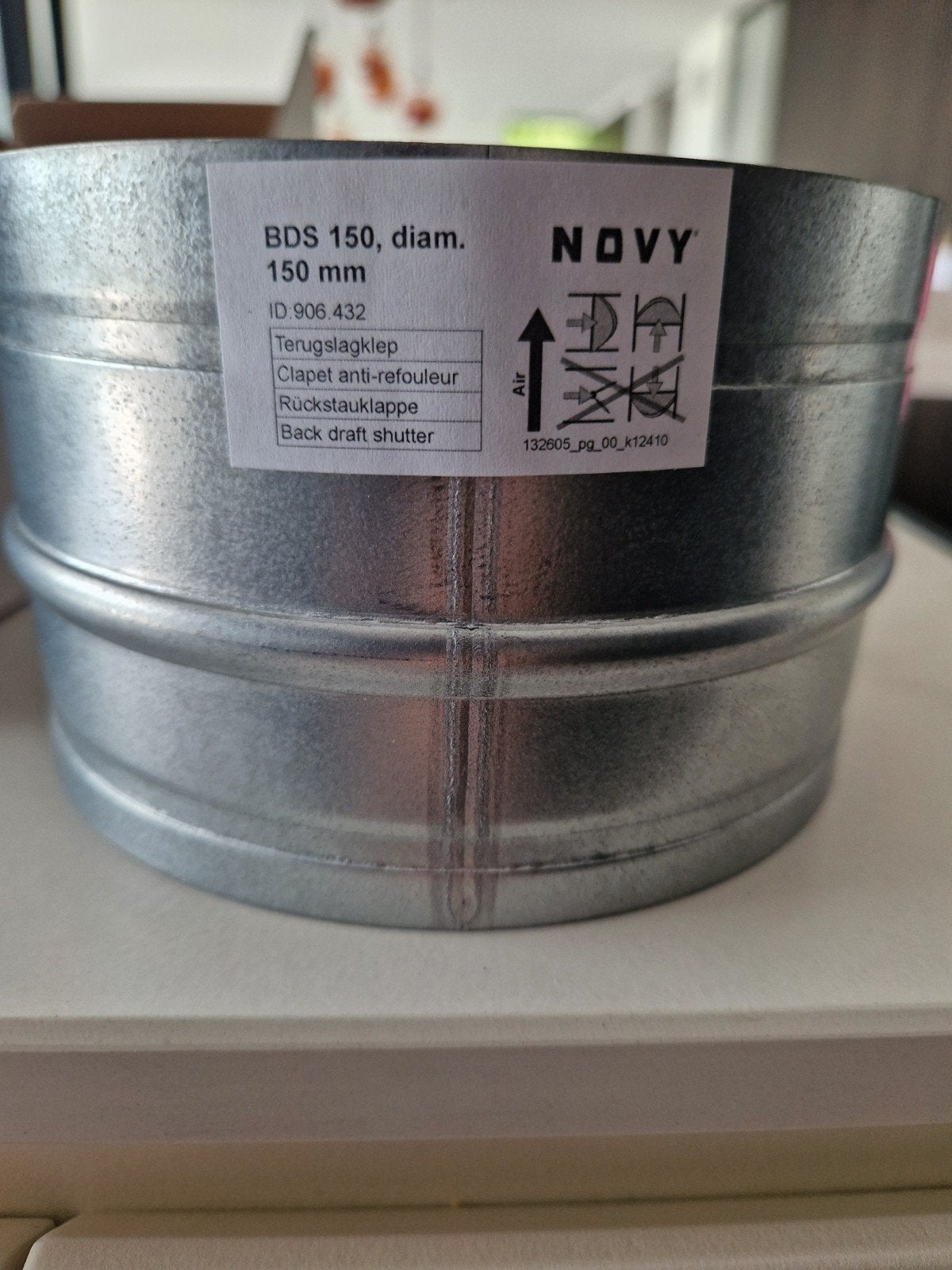 Clapet anti-retour Novy 150 mm, Enlèvement ou Envoi, Neuf, Extracteur