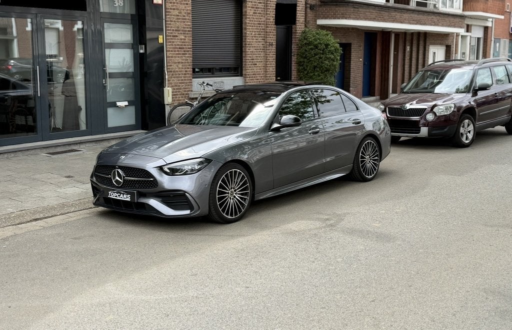 Mercedes C180 Amg-Pakket ***Pano/ Sfeerverl./ Burmester***, Auto's, Mercedes-Benz, 4 deurs, Achterwielaandrijving, 4 cilinders