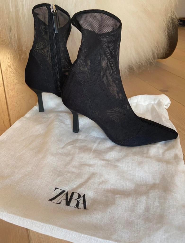 Bottines de soirée en voiles noir NEUF, Vêtements | Femmes, Enlèvement, Comme neuf, Noir