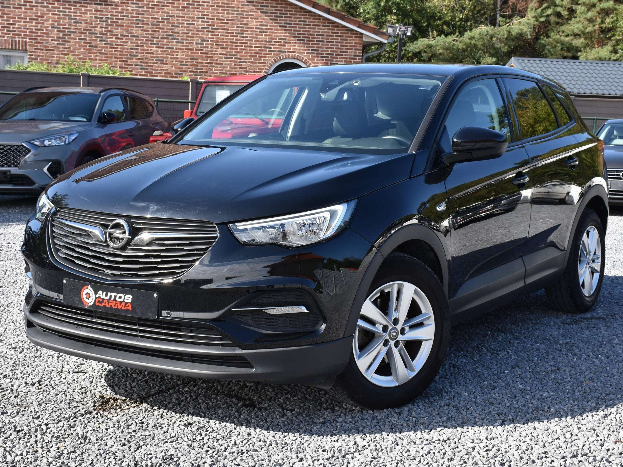 Opel Grandland X Grandland X 1.2 Turbo Nieuw Staat !, Auto's, Automaat, Gebruikt, 1199 cc, Zwart