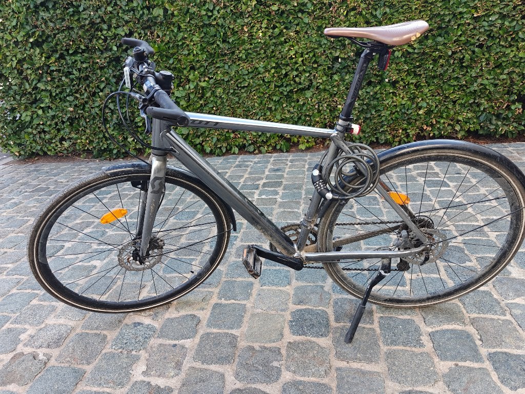 Fiets jongen 13 jaar, Gebruikt, Versnellingen, Schijfrem, Scott