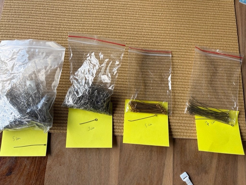 Lot d'épingles à bijoux et épingles à yeux, Hobby & Loisirs créatifs, Enlèvement ou Envoi, Comme neuf, Autres types