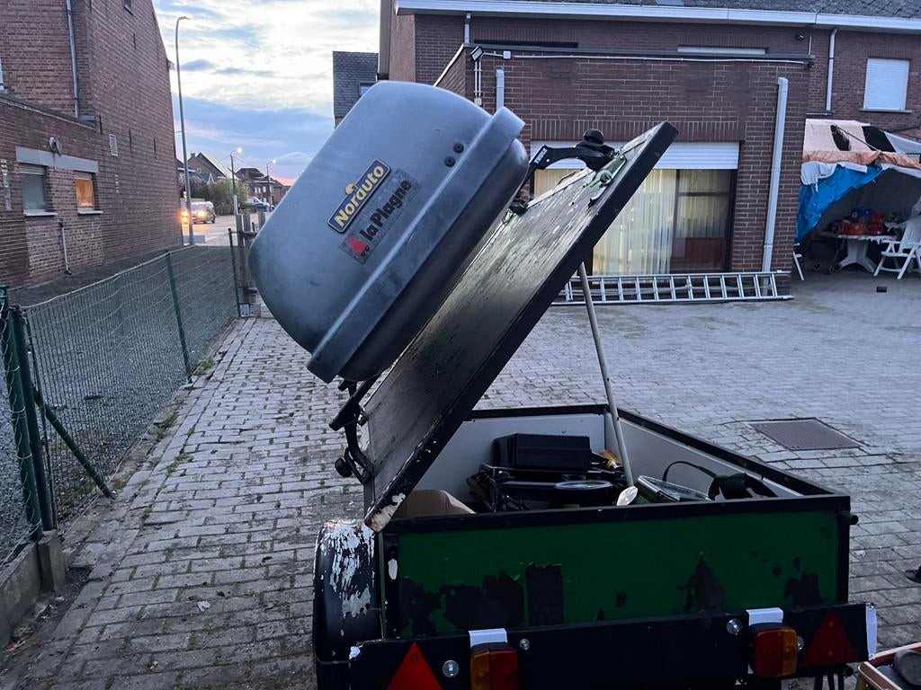 Dichte remork, Auto diversen, Ophalen, Zo goed als nieuw