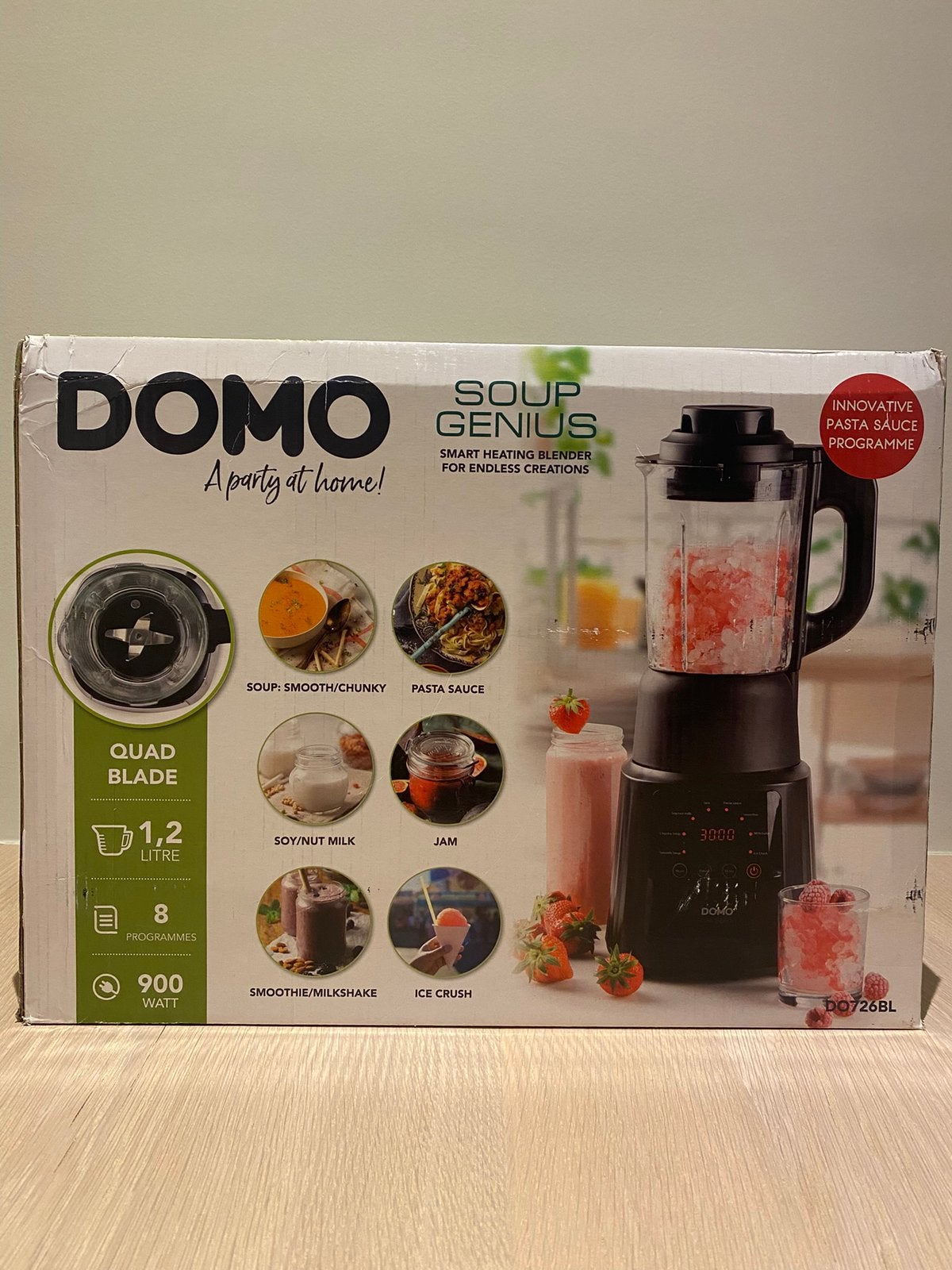 Mixeur à soupe numérique Domo, Electroménager, Enlèvement ou Envoi, Neuf, Mélangeur de soupe