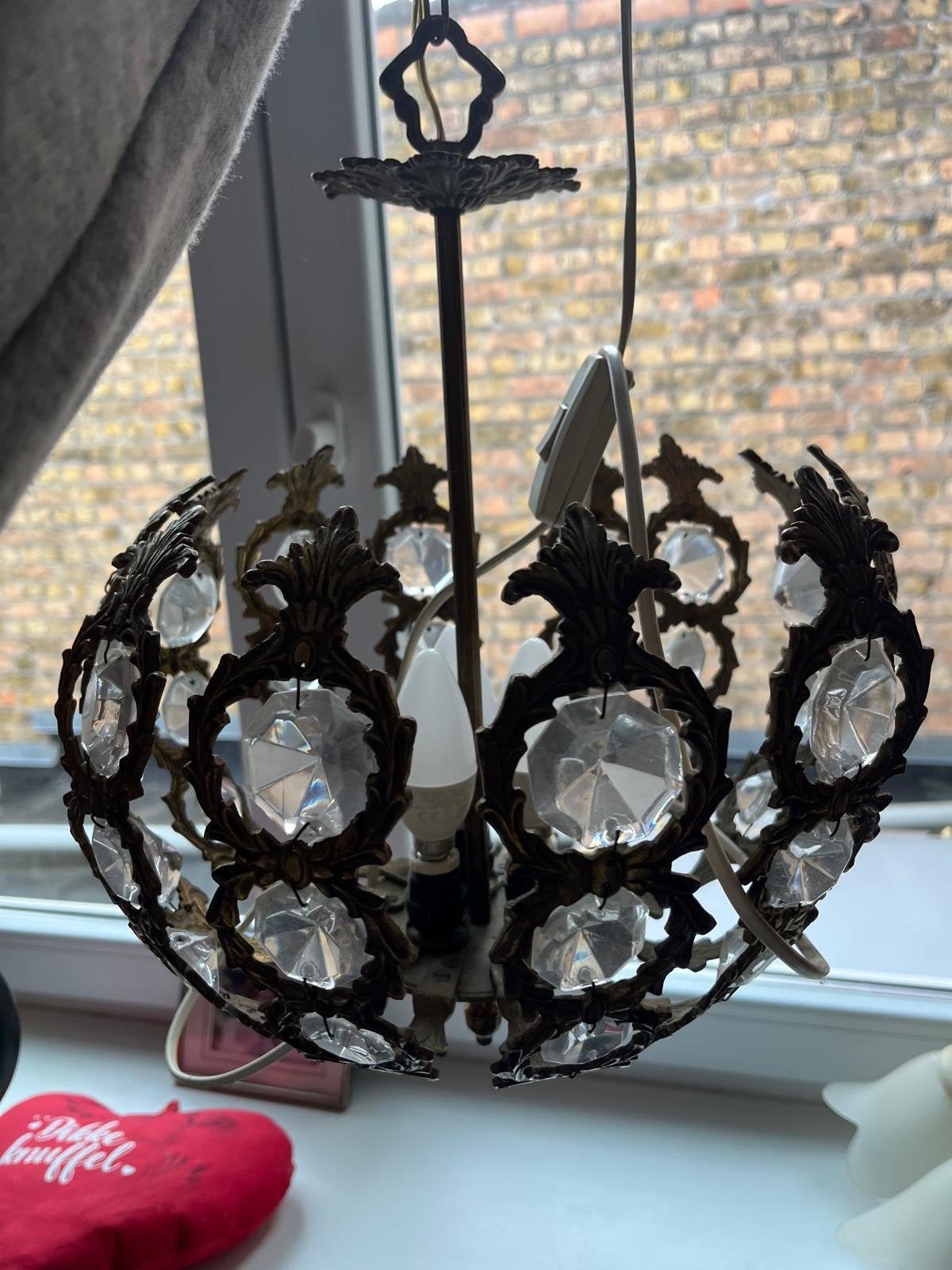 Lamp, Ophalen, Zo goed als nieuw, Glas