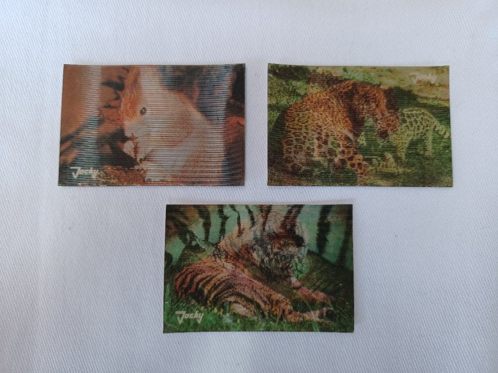 3D-kaarten De wilde dieren en hun kleintjes - Jacky, Ophalen of Verzenden, Zo goed als nieuw, Meerdere plaatjes