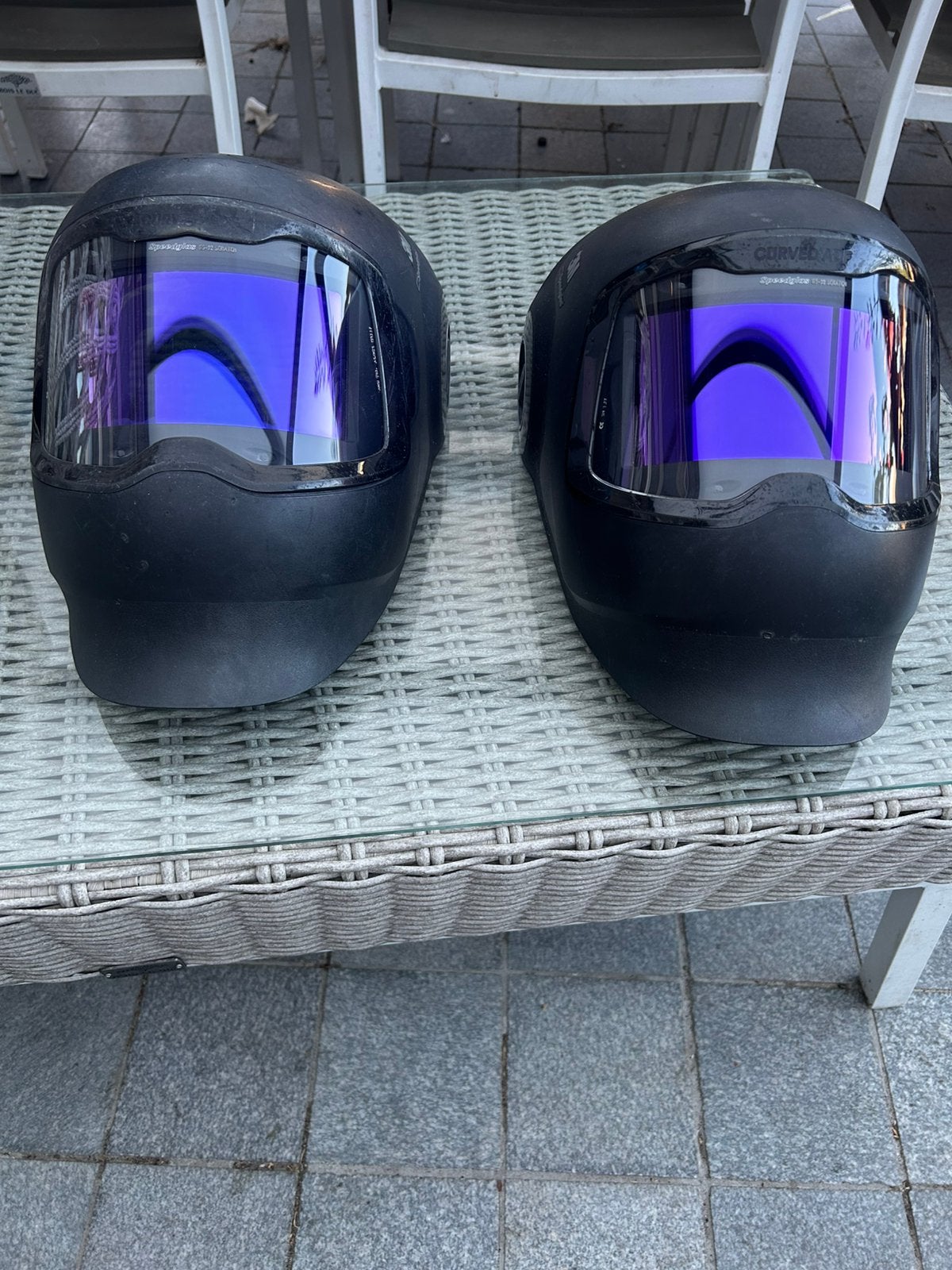 Laskappen  g5 02, Fietsen en Brommers, Brommerhelmen, Ophalen, Zo goed als nieuw