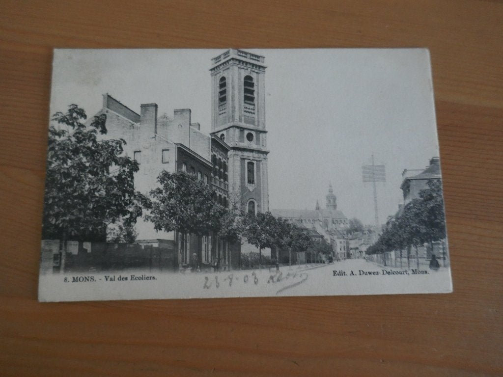 mons val des escoliers, Verzamelen, Postkaarten | België, Verzenden, Gelopen, Henegouwen