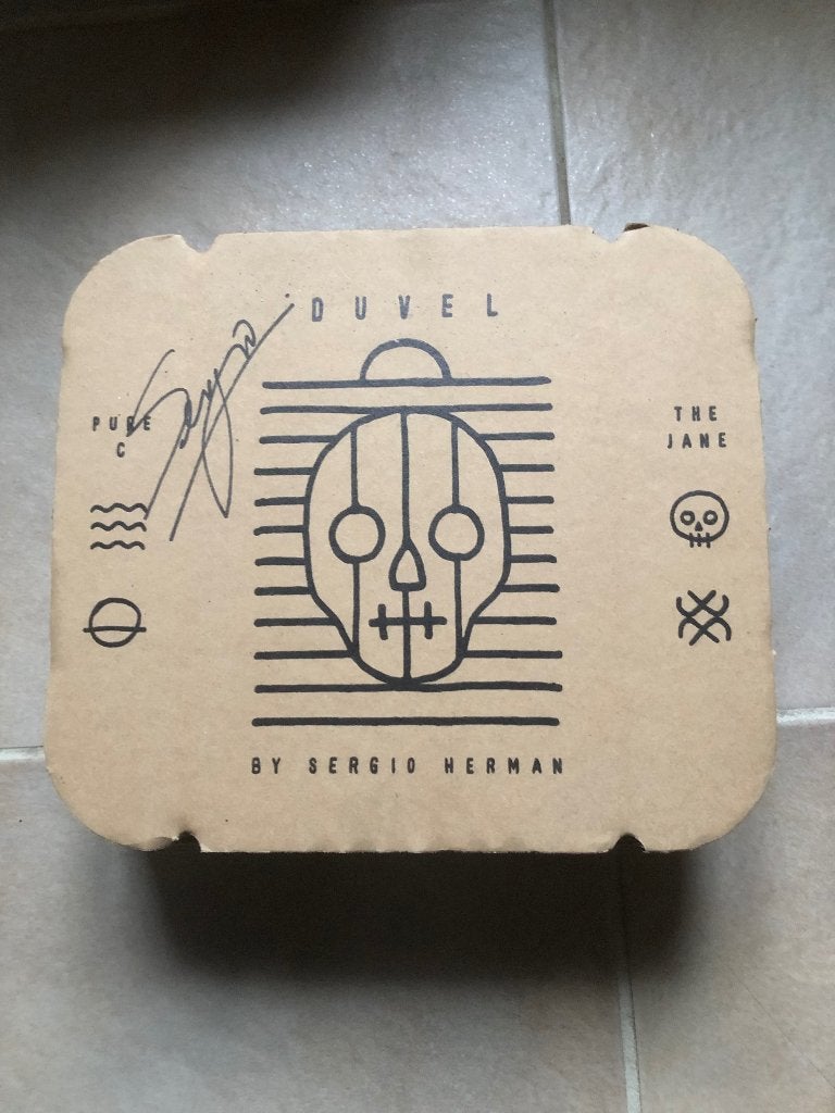 Gesigneerde Duvel by Sergio Herman box, Ophalen, Nieuw, Flesje(s), Duvel