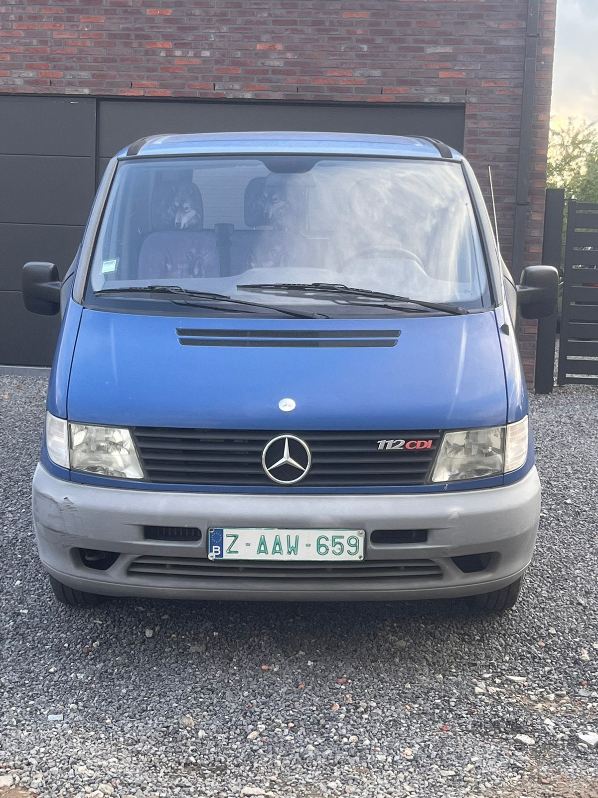 Mercedes Vito 112 CDI , 170000 km, 2002 bouwjaar, Auto's, Mercedes-Benz, 4 deurs, Blauw, Bedrijf, Grijs