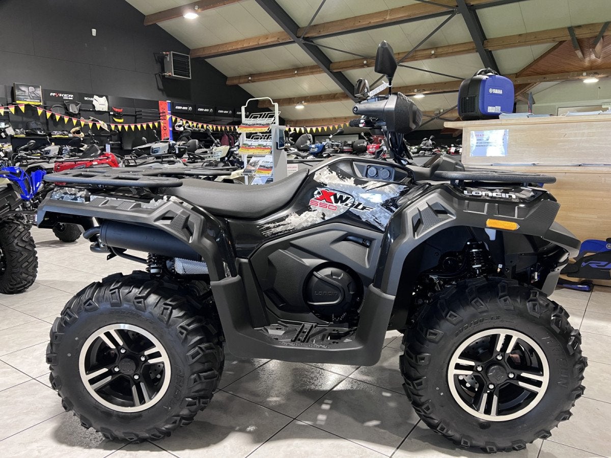 Loncin XWOLF 550K T3 a 40 km/h, 12 t/m 35 kW, 500 cc