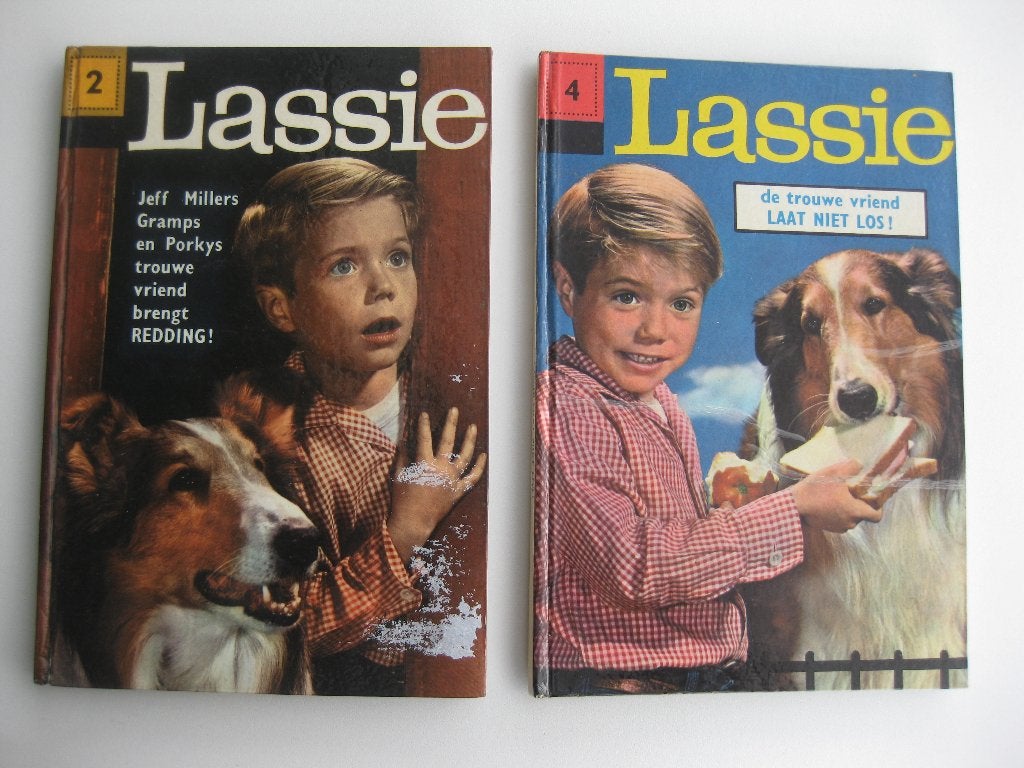 vintage boeken Lassie, Ophalen of Verzenden