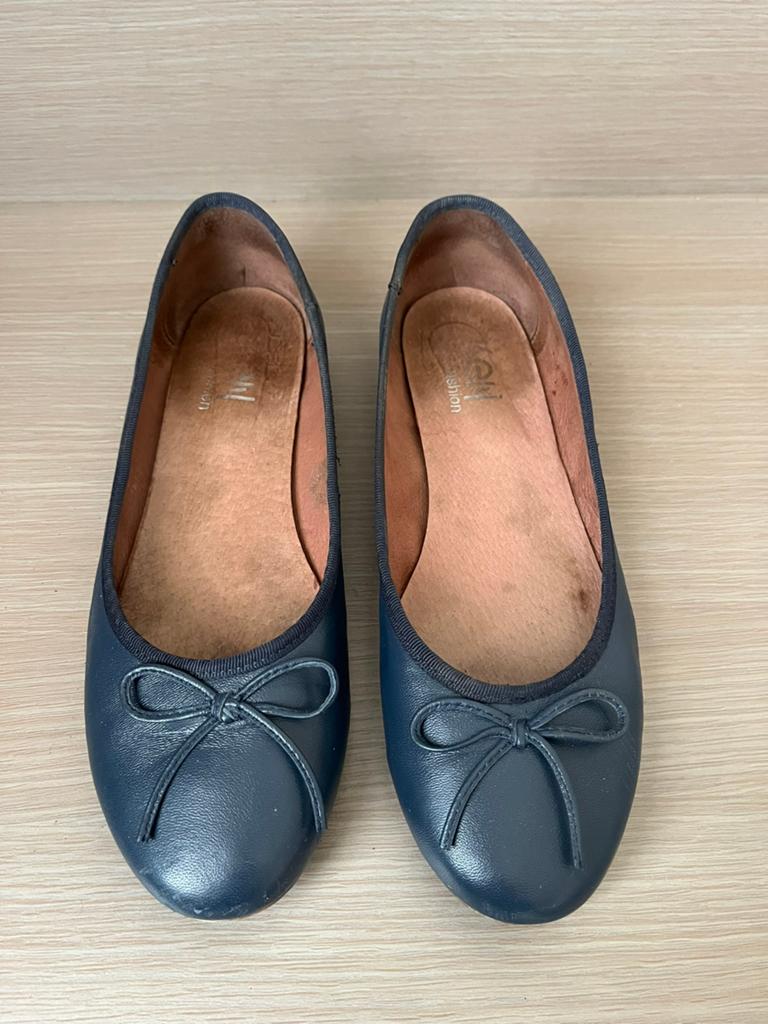 Blauwe ballerina’s KEN Shoe Fashion - maat 40, Ophalen of Verzenden, Zo goed als nieuw, Blauw