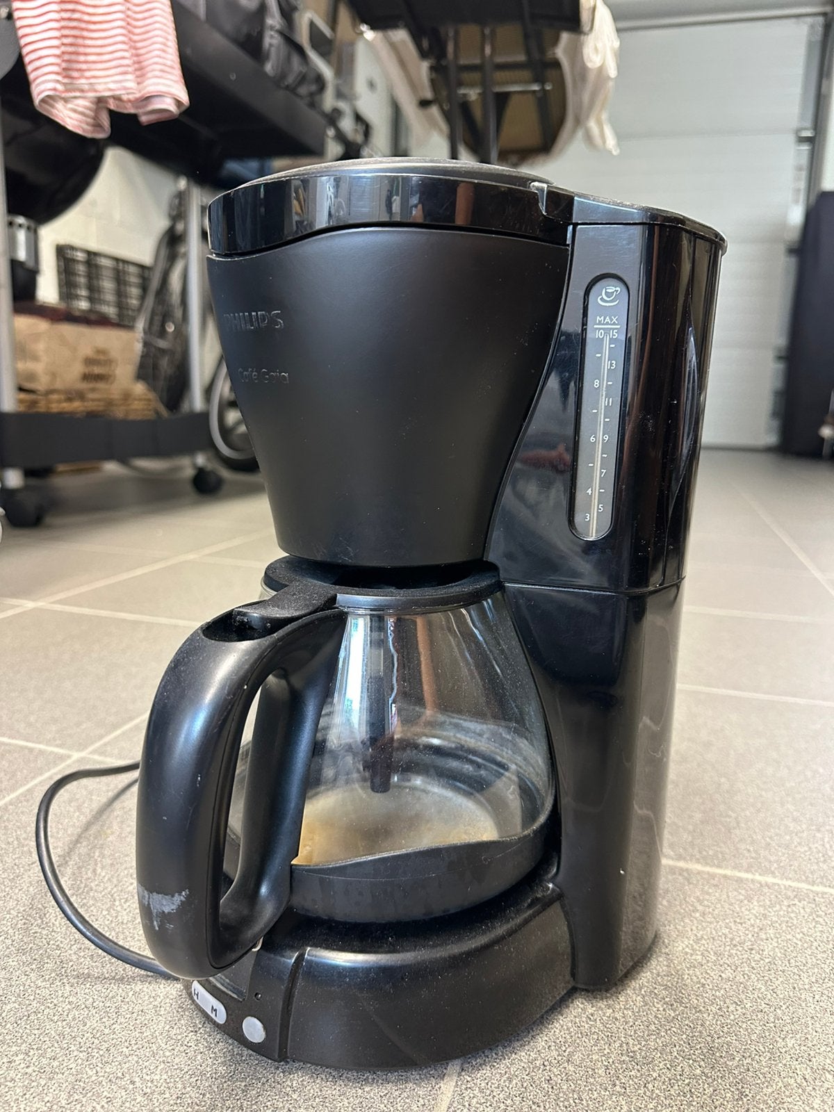 Philips Café Gaia Filterkoffiezetapparaat - Zwart, Electroménager, Enlèvement, Utilisé