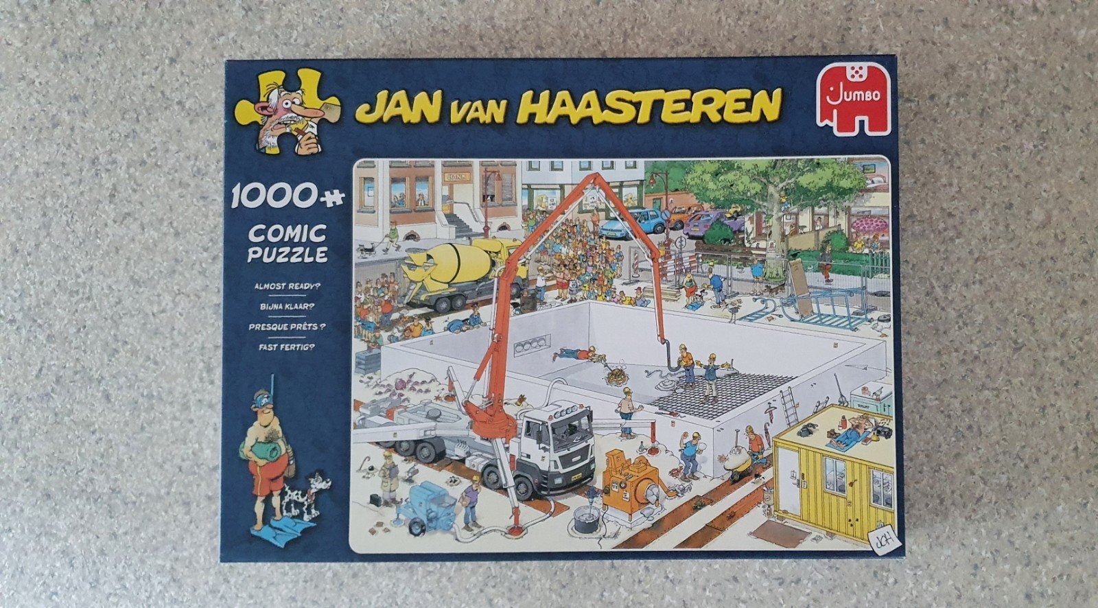 Puzzel Jan van Haasteren 1000 stuks : BIJNA KLAAR, Enlèvement