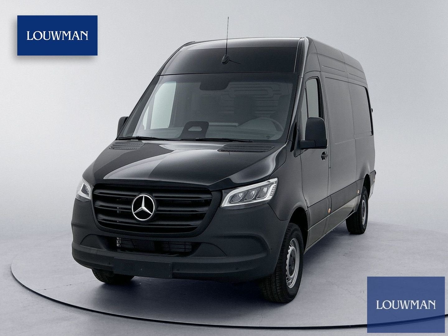 Mercedes-Benz Sprinter 319 1.9 CDI L2H2 Select 3500KG Trekha, Automaat, Zwart, Mercedes-Benz, Bedrijf
