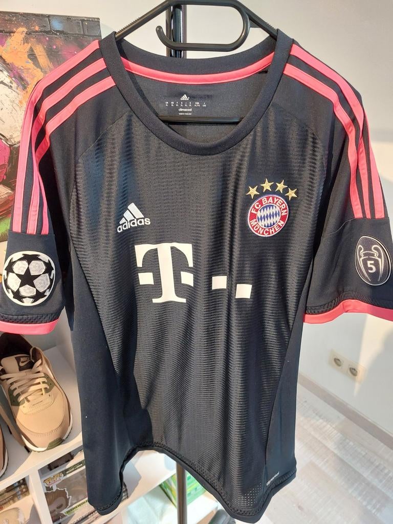 Bayern München Arthuro Vidal XL 2015/16 VoetbalShirt, Kleding | Heren, T-shirts, Ophalen, Maat 56/58 (XL), Zwart, Adidas