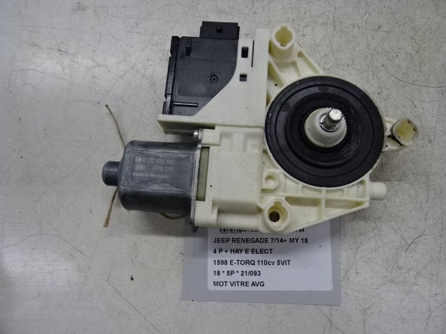 MOTEUR LEVE VITRE ELECTRIQUE AVANT GAUCHE Renegade (BU), Utilisé, Avant, Jeep