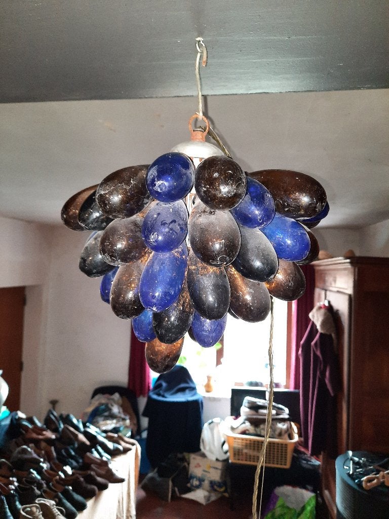 vintage hanger van geblazen glas, Antiek en Kunst, Ophalen of Verzenden