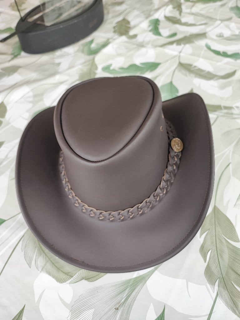 Hawkins Bullantic Australian Buffalo Style Cowboy Hat, Hoed, Ophalen of Verzenden, Zo goed als nieuw, 58 of 59 cm (L, 7¼ of ⅜ inch)