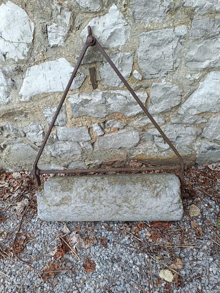 Ancien rouleau de jardin en pierre, Jardin & Terrasse, Enlèvement