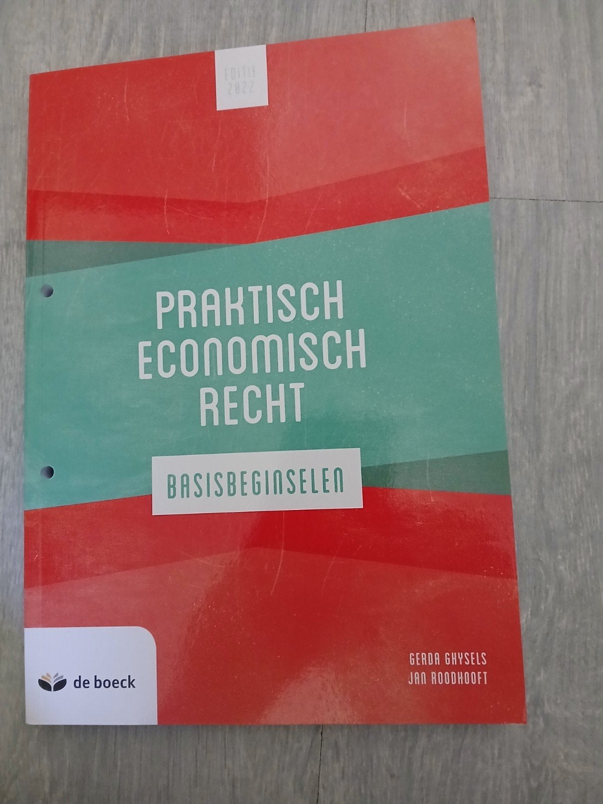 Praktisch economisch recht basisbeginselen 2022, Boeken, Ophalen of Verzenden, Zo goed als nieuw, Nederlands