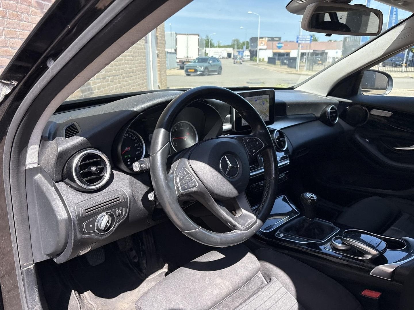 Mercedes-Benz C 200 Estate CDI Ambition | APK 01-2027 | Clim, Auto's, Zwart, C-Klasse, Te koop, Navigatiesysteem