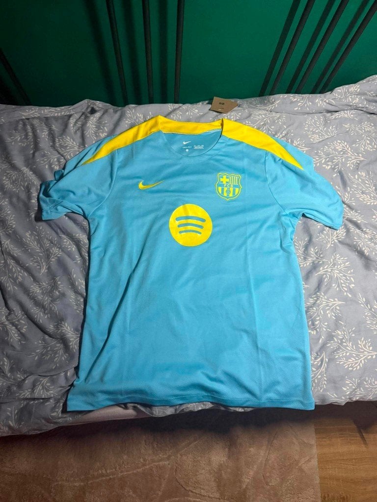 FC Barcelone bleu clair, Sports & Fitness, Football, Plus grand que la taille XL, Enlèvement ou Envoi, Neuf, Maillot
