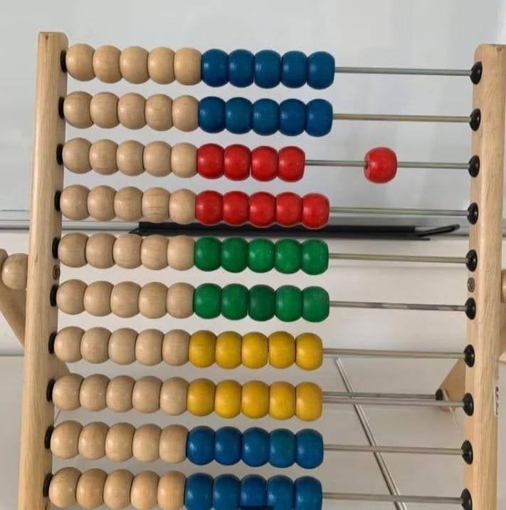 houten telraam van IKEA, Kinderen en Baby's, Ophalen of Verzenden, Gebruikt, Rekenen