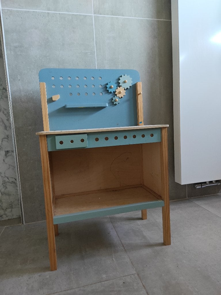 Houten werkbank, Ophalen, Gebruikt, Meubelstuk of Keukentje