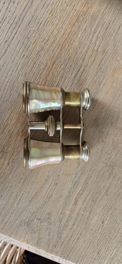 toneelkijker parelmoer Engelse stijl, Ophalen