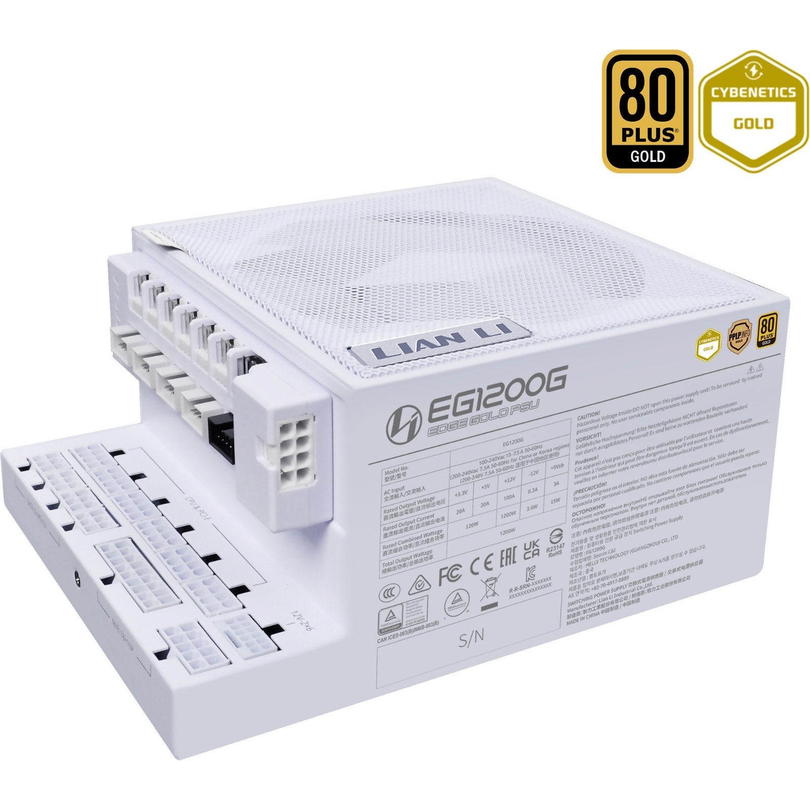 *MOET WEG* Lian Li Edge Gold 1200watt, Ophalen of Verzenden, Nieuw