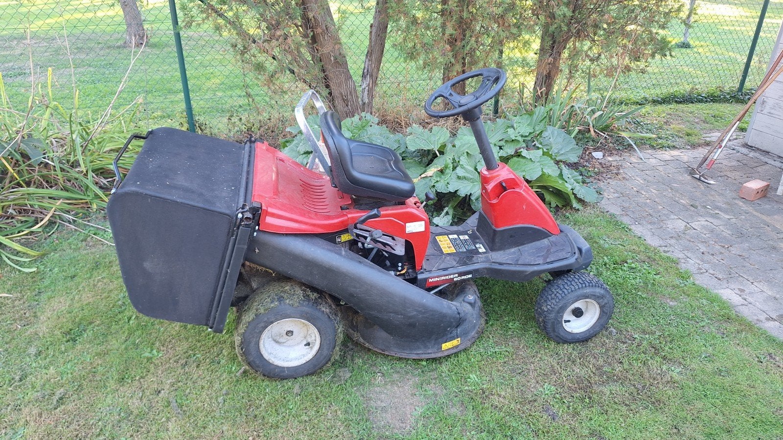 MTD Minirider 60 RDE Zitgrasmaaier, Tuin en Terras, Ophalen, Gebruikt, Mtd, Opvangbak