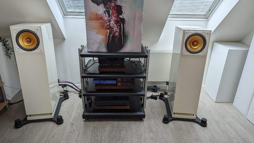 Cube Audio Nenuphar - Witte uitvoering, met platforms, Enlèvement, Comme neuf, Moins de 60 watts, Kit d'enceintes