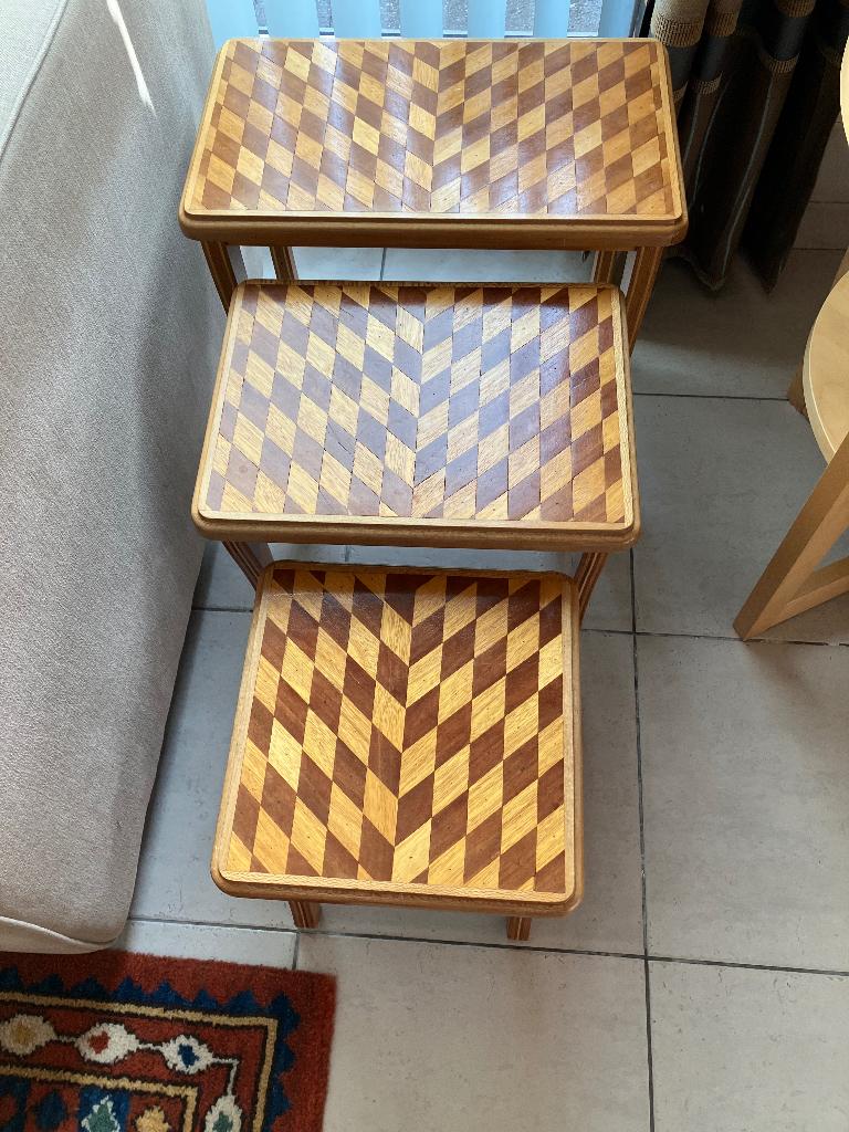 Bijzettafel, Moins de 55 cm, Enlèvement, Utilisé, Rectangulaire