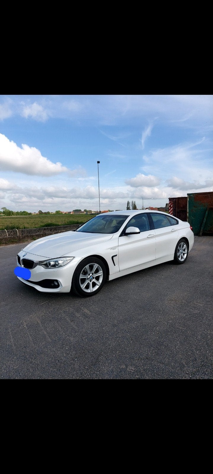 Bmw 420 i in absolute nieuwstaat, Auto's, Achterwielaandrijving, 4 cilinders, Wit, Leder