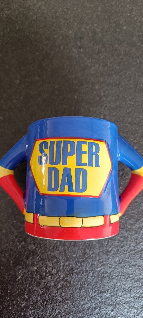 mok super Dad, Ophalen, Mok